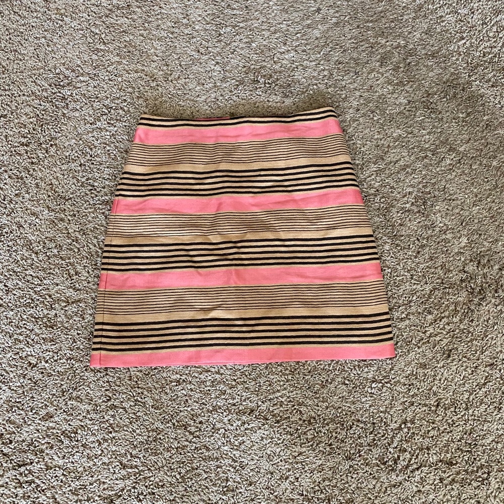 LOFT striped skirt